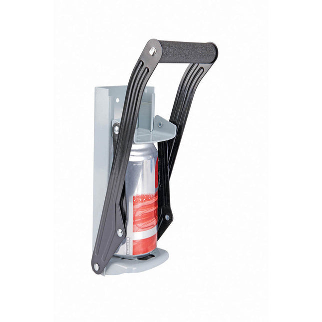 Zgniatarka do puszek CrushMaster montowana na ścianie – wydajny recykling z wbudowanym otwieraczem do butelek – uproszczenie recyklingu i gospodarki odpadami 1