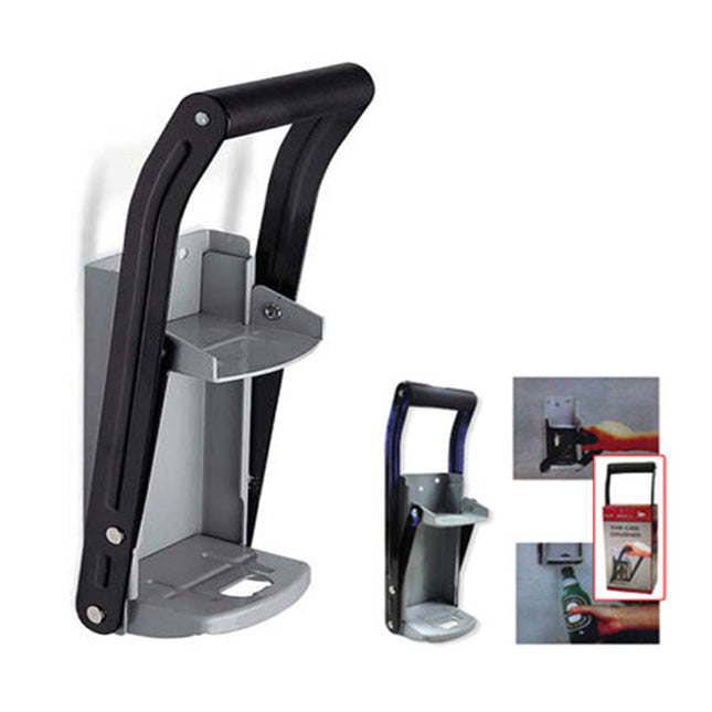 Zgniatarka do puszek CrushMaster montowana na ścianie – wydajny recykling z wbudowanym otwieraczem do butelek – uproszczenie recyklingu i gospodarki odpadami 2