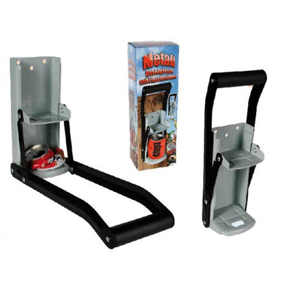 Zgniatarka do puszek CrushMaster montowana na ścianie – wydajny recykling z wbudowanym otwieraczem do butelek – uproszczenie recyklingu i gospodarki odpadami 4