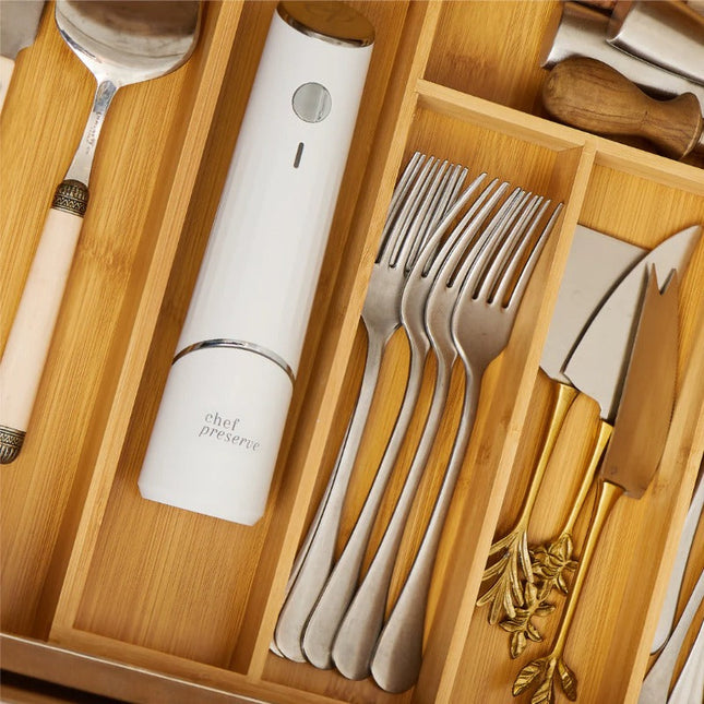 Zgrzewarka FreshGuard – długotrwała świeżość dzięki technologii próżniowej z akumulatorem – zachowuje smak, składniki odżywcze i teksturę 6