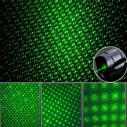 Zielony wskaźnik laserowy ładowany przez USB o dużym zasięgu i trwałej aluminiowej obudowie 5