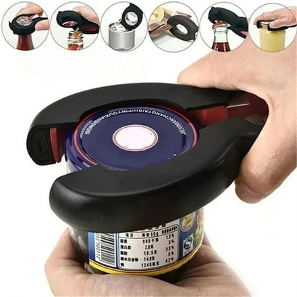 Ergonomic 6-in-1 opening tool – practical kitchen aid for seniors and people with arthritis – perfect for stylish relaxation and easing daily household tasks