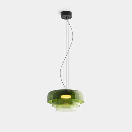 Elegancka lampa sufitowa — krem i kolor w harmonijnym wydaniu