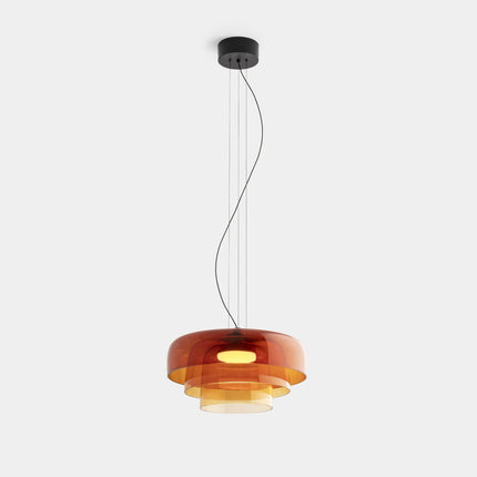 Elegancka lampa sufitowa — krem i kolor w harmonijnym wydaniu