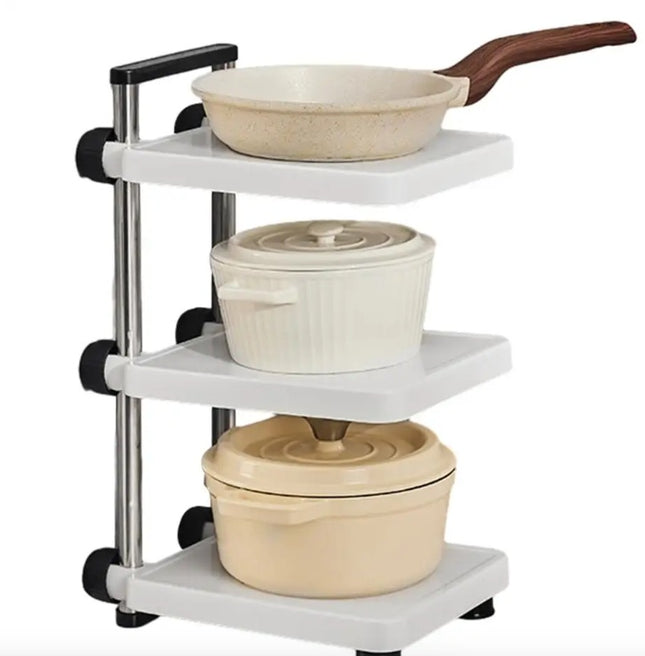 Organizer FlexMax – wydajne przechowywanie w kuchni dzięki regulowanym przegródkom. Idealny do maksymalizacji przestrzeni i utrzymania porządku.