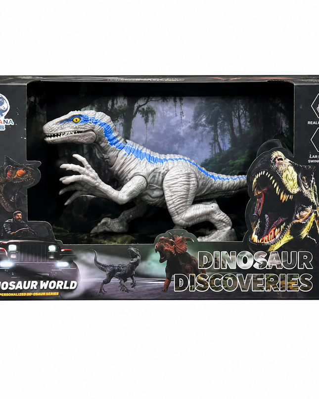 Zabawka Interaktywna Dinozaur Raptor X z Realistycznymi Ruchami i Dźwiękami dla Dzieci od 4 lat