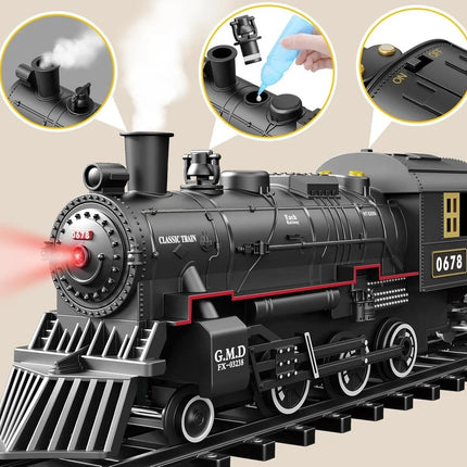 Interaktywna Lokomotywa Elektryczna z Dźwiękiem i Światłem – Zabawkowy Pociąg dla Dzieci 3+