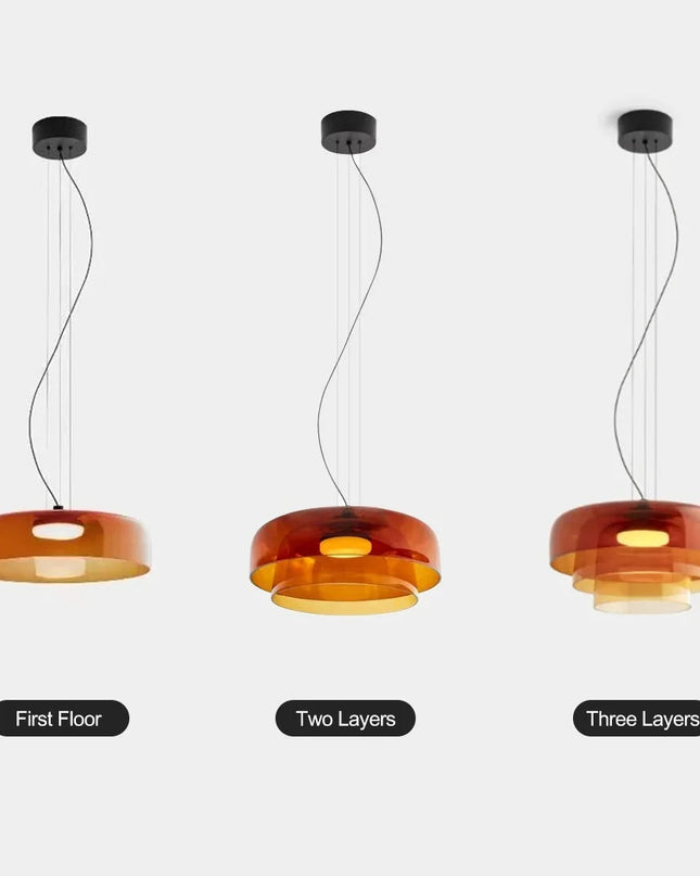 Elegancka lampa sufitowa — krem i kolor w harmonijnym wydaniu