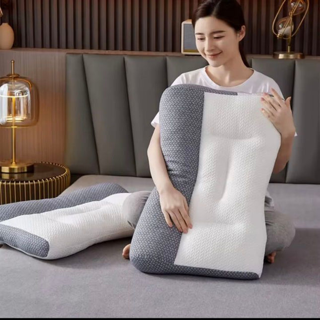 Poduszka Ortopedyczna do Spania z Ergonomicznym Wsparciem dla Szyi – Elastyczna Poduszka na Bok 48x74 cm